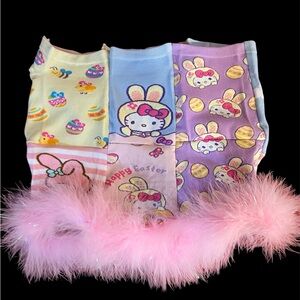 Hello kitty Easter spring handmade skirt or tube top